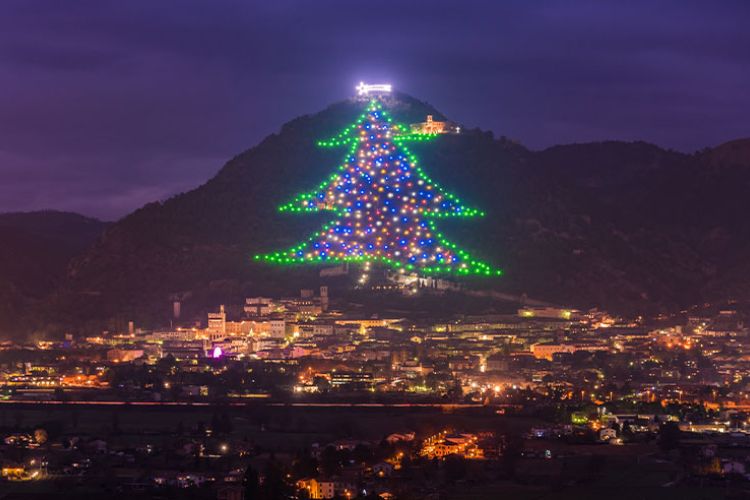 Natal na Italia maior arvore do mundo